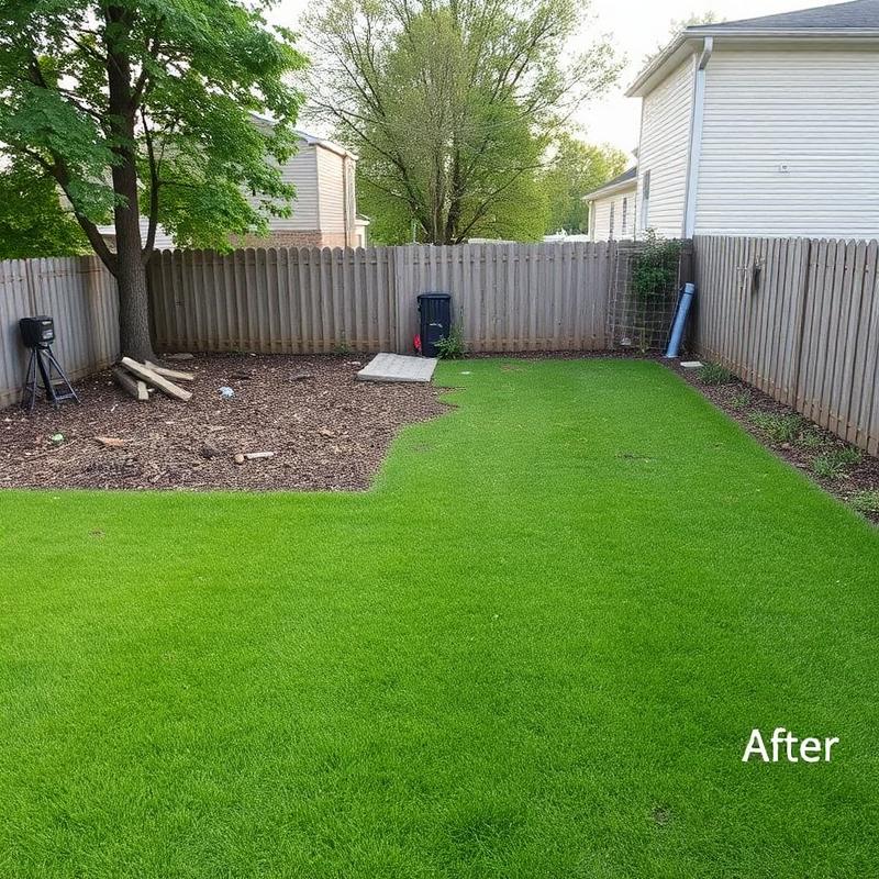 After: Yard Debris Removal